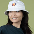 Load image into Gallery viewer, Helmet Logo Bucket Hat - White