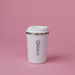 Load image into Gallery viewer, Compact Coffee Tumbler - White