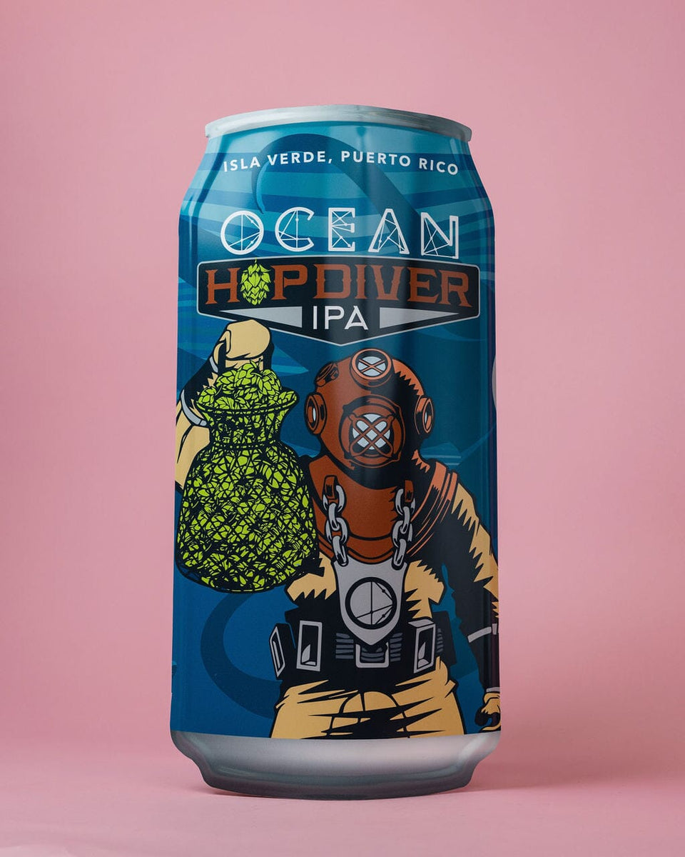 Tin Can Tacker Sign Ocean Lab Brewing Co.