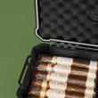 Load image into Gallery viewer, Large Portable Hard Cigar Case With Cutter