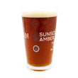 Load image into Gallery viewer, Sunset Amber Pint Glass