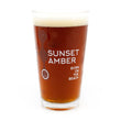 Load image into Gallery viewer, Sunset Amber Pint Glass