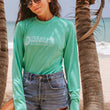 Load image into Gallery viewer, Long Sleeve Fitted Rash Guard - Aqua