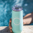 Load image into Gallery viewer, Champagne Flute Tumbler - Mint