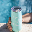 Load image into Gallery viewer, Champagne Flute Tumbler - Mint