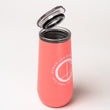 Load image into Gallery viewer, Champagne Flute Tumbler - Coral