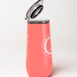 Load image into Gallery viewer, Champagne Flute Tumbler - Coral