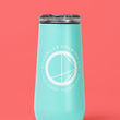 Load image into Gallery viewer, Champagne Flute Tumbler - Mint