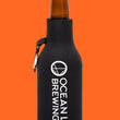 Load image into Gallery viewer, Neoprene Ocean Lab Logo Bottle Insulator - Black