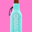 Load image into Gallery viewer, Neoprene Ocean Lab Logo Bottle Insulator - Aqua