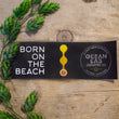 Load image into Gallery viewer, "Born On The Beach" Bumper Logo Sticker