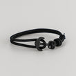 Load image into Gallery viewer, Black Anchor Bracelet