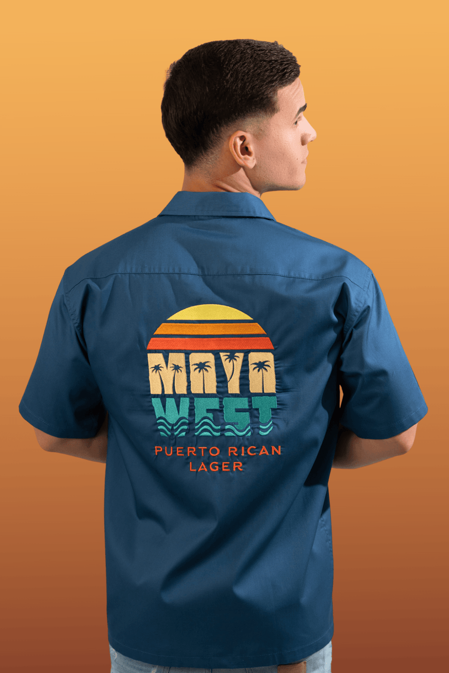 MayaWest Brewer's Shirt - Blue