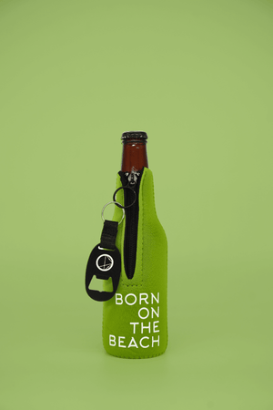 Neoprene Drop Logo Bottle Insulator With Opener