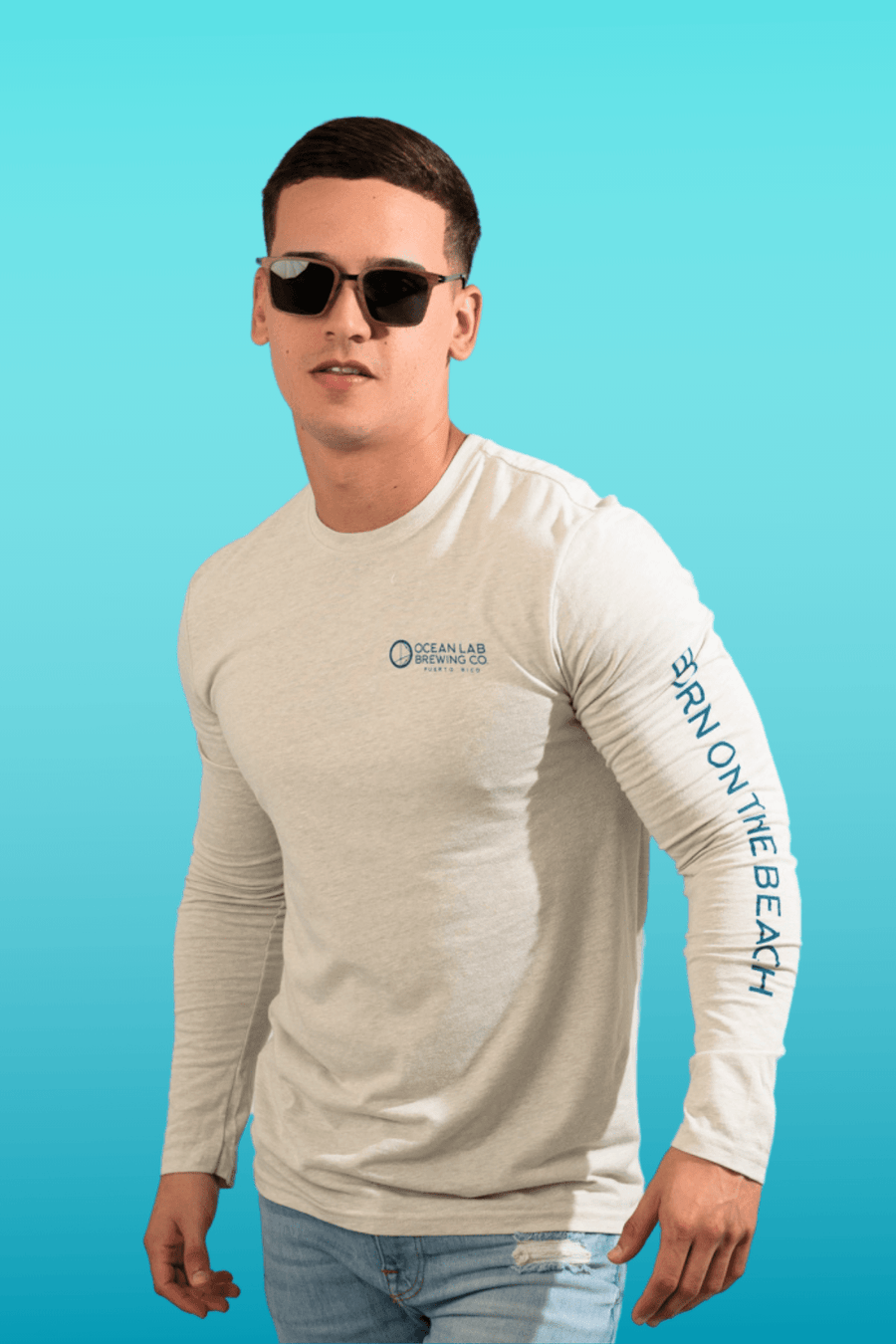 Hoptopus Tri-Blend Long Sleeve T-Shirt