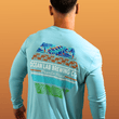Load image into Gallery viewer, Motif Long Sleeve Rashguard - Ocean Mist
