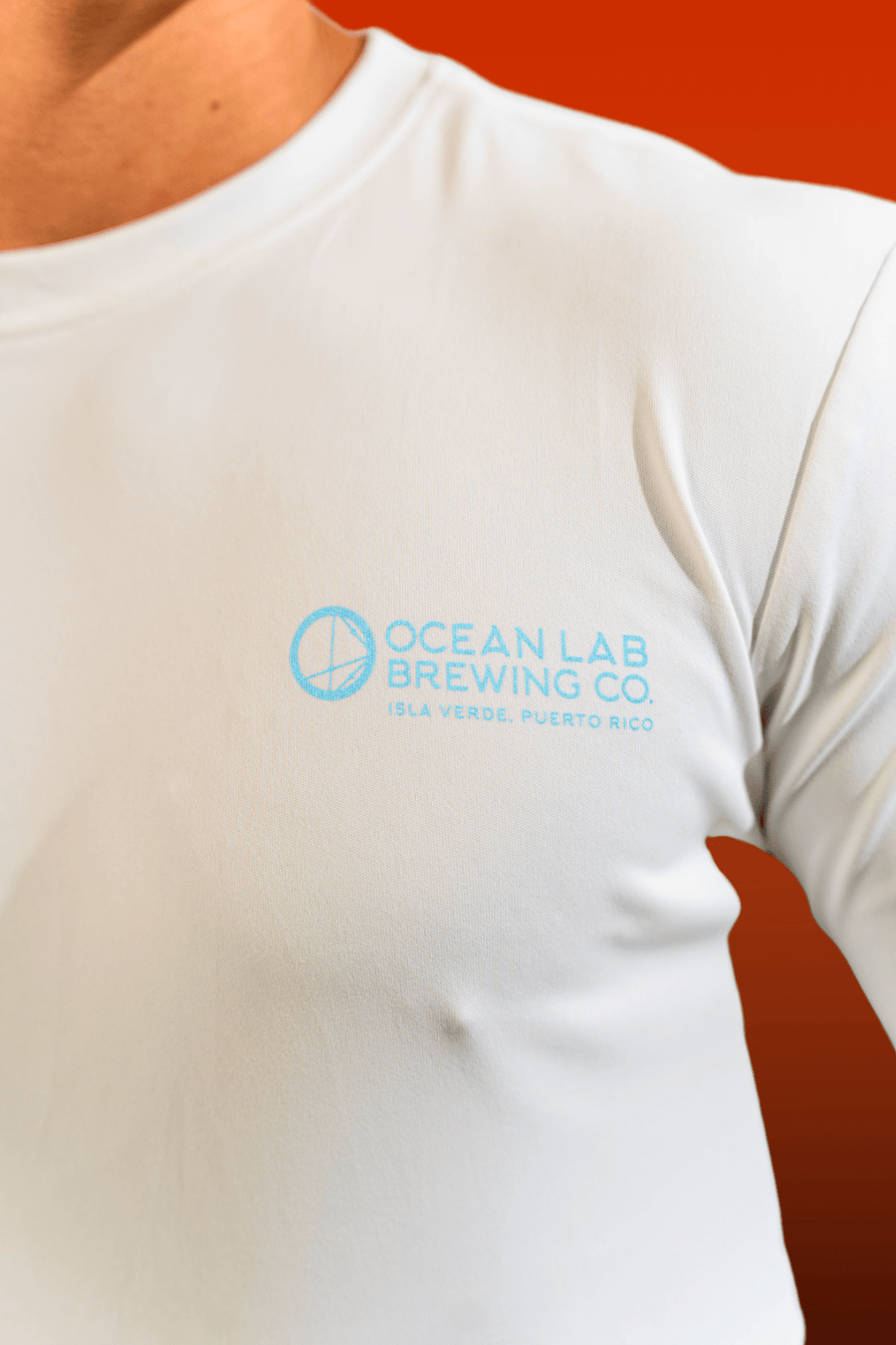 Surfing Rooster Rashguard - White