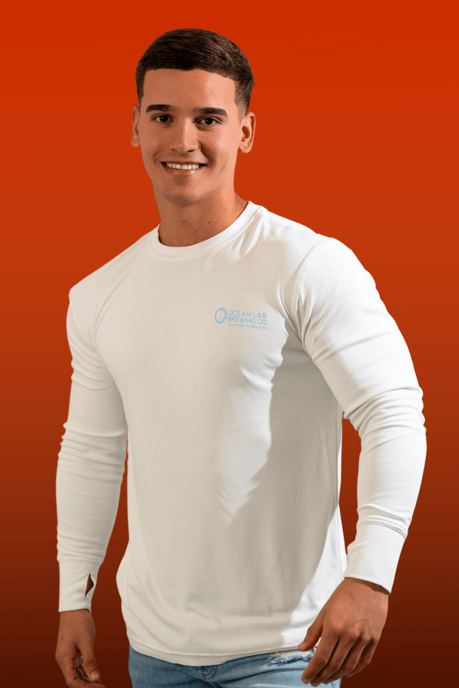 Surfing Rooster Rashguard - White