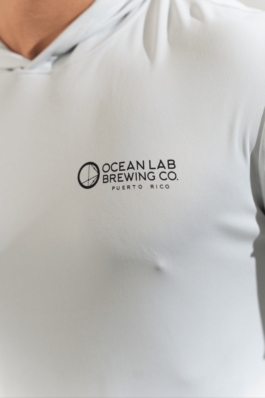 Beer'd Hopster Hooded Rashguard - Pearl Grey