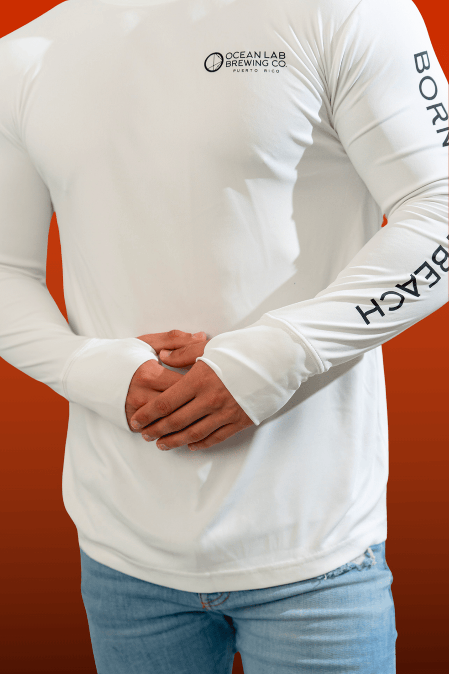 MAS CERVEZA! Rashguard - White
