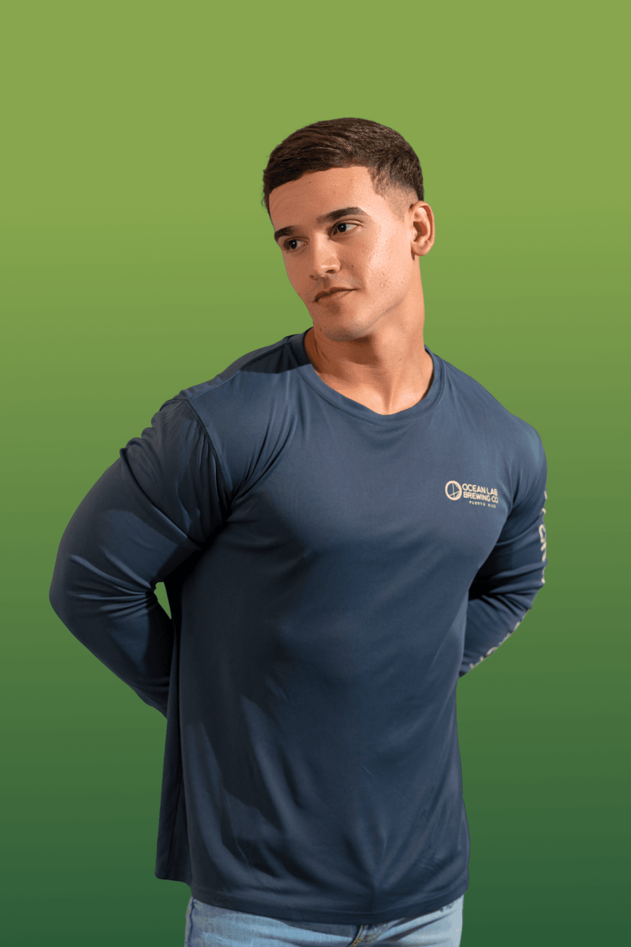 Pirate Paradise Rashguard - Storm Blue Black