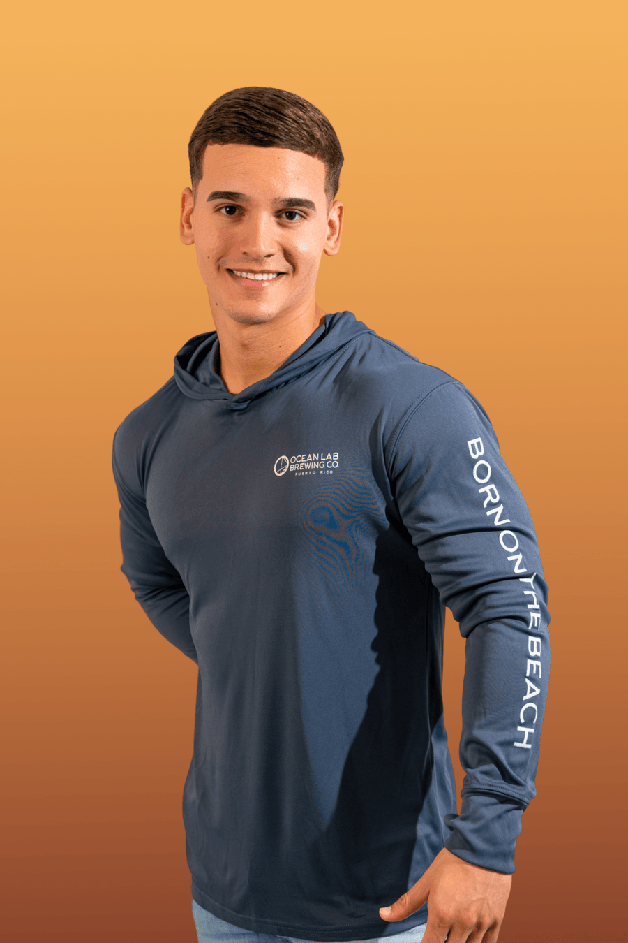 "I'm a Lover Not a Fighter" - Hooded Rashguard