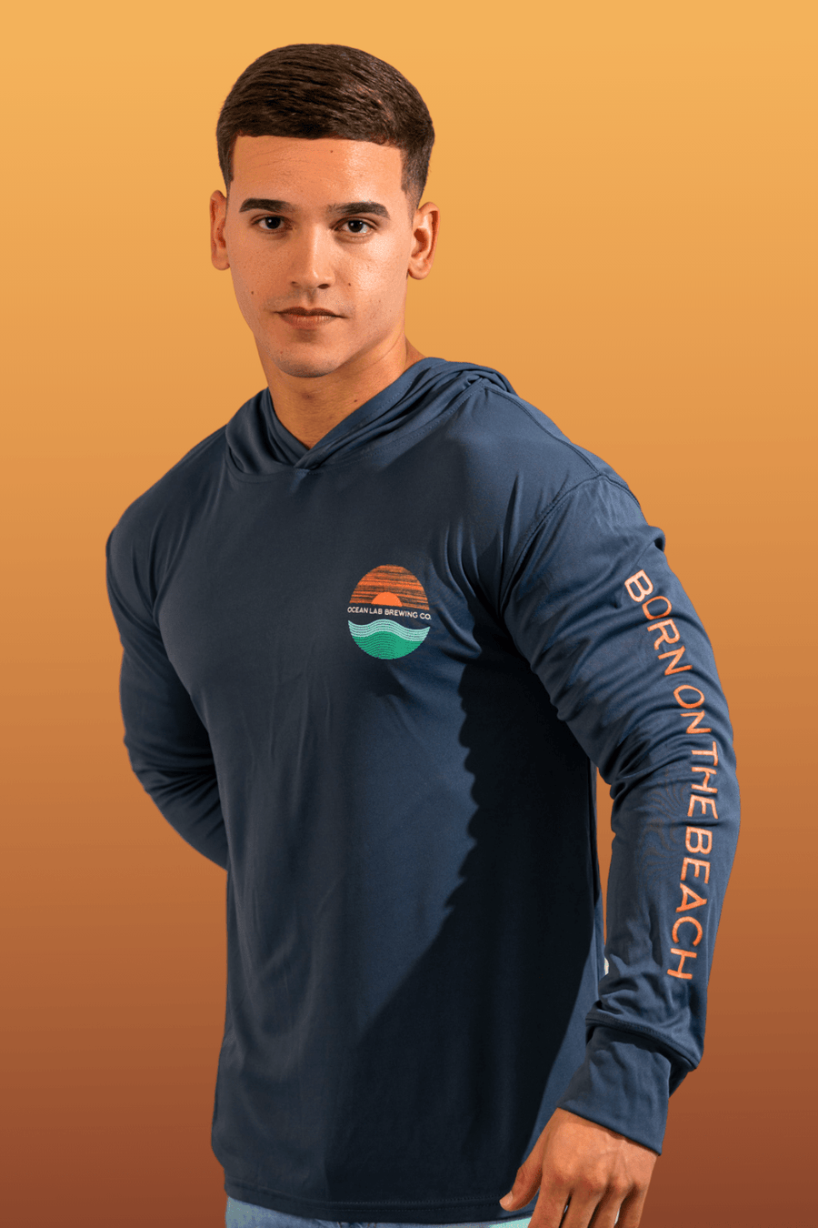 Ocean Sunset Hooded Rashguard