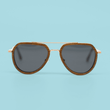 Load image into Gallery viewer, Optics Driftwood Edition Sunglasses - Metal/Wood Collection
