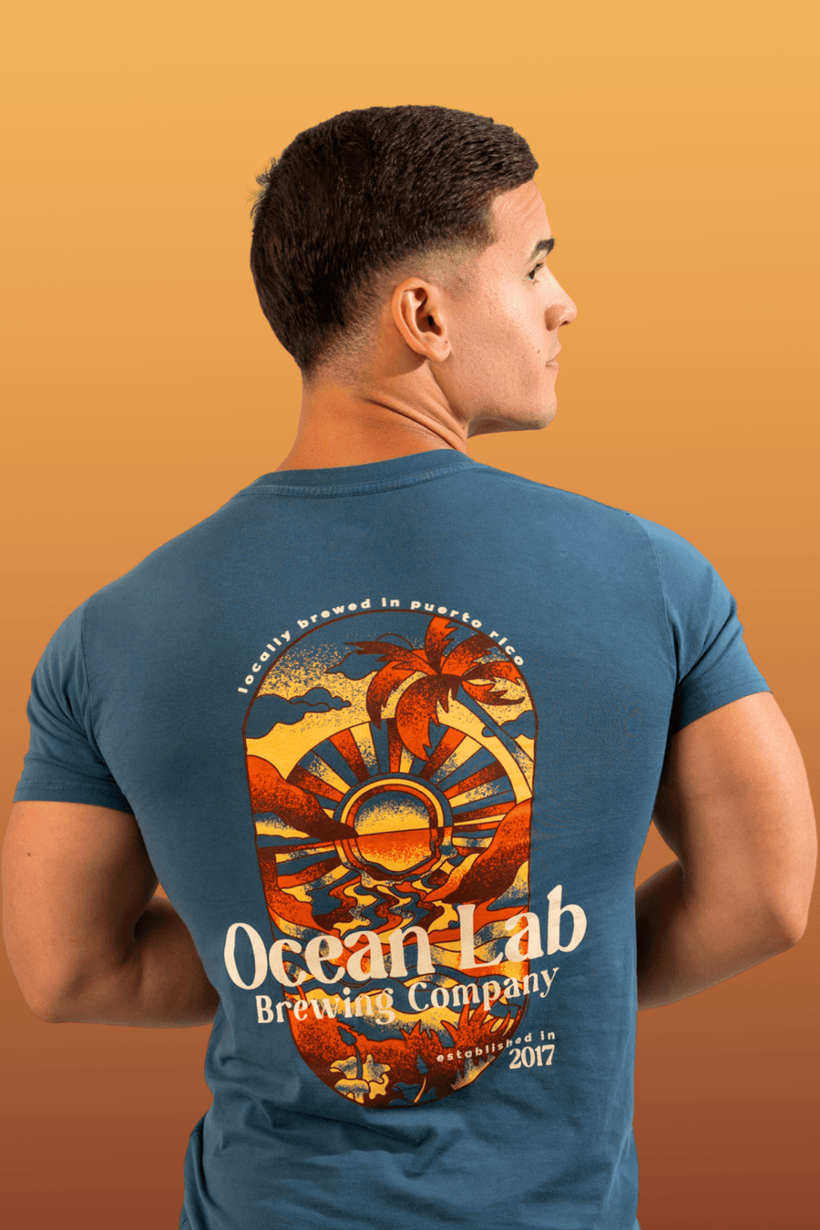 Amber Sunset Short Sleeve T-Shirt