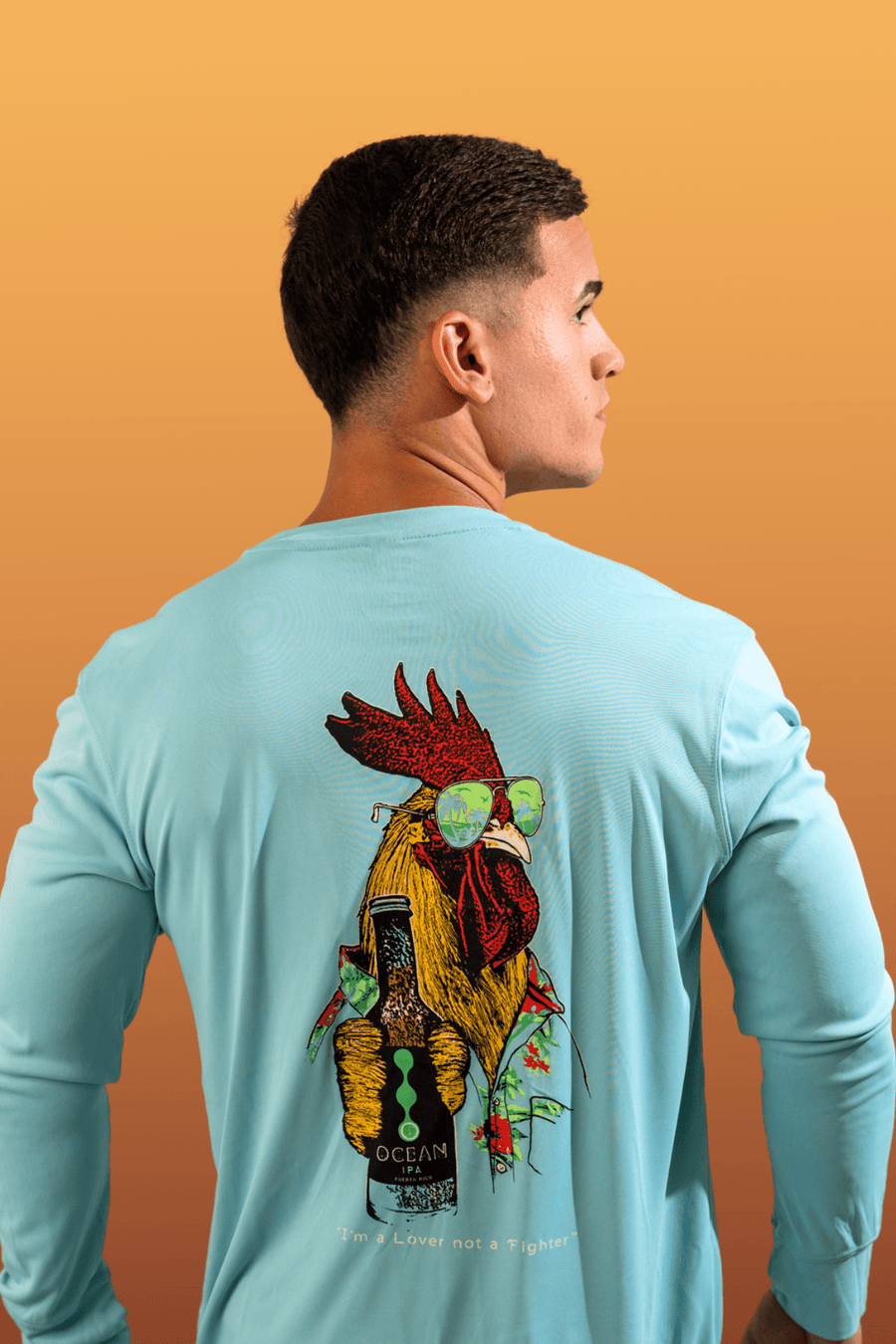 "I'm A Lover Not A Fighter" Long Sleeve Rashguard