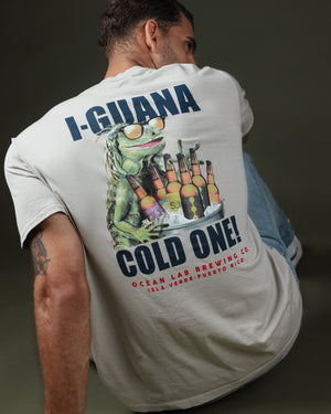 I-Guana Cold One Short Sleeve T-Shirt - Limestone