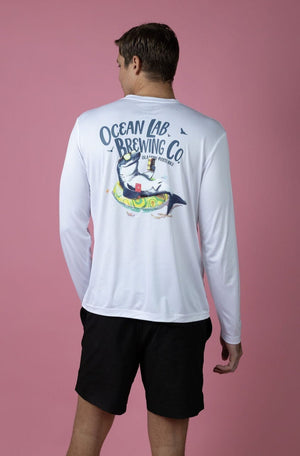 IPA Chilling Shark  Rashguard - White*