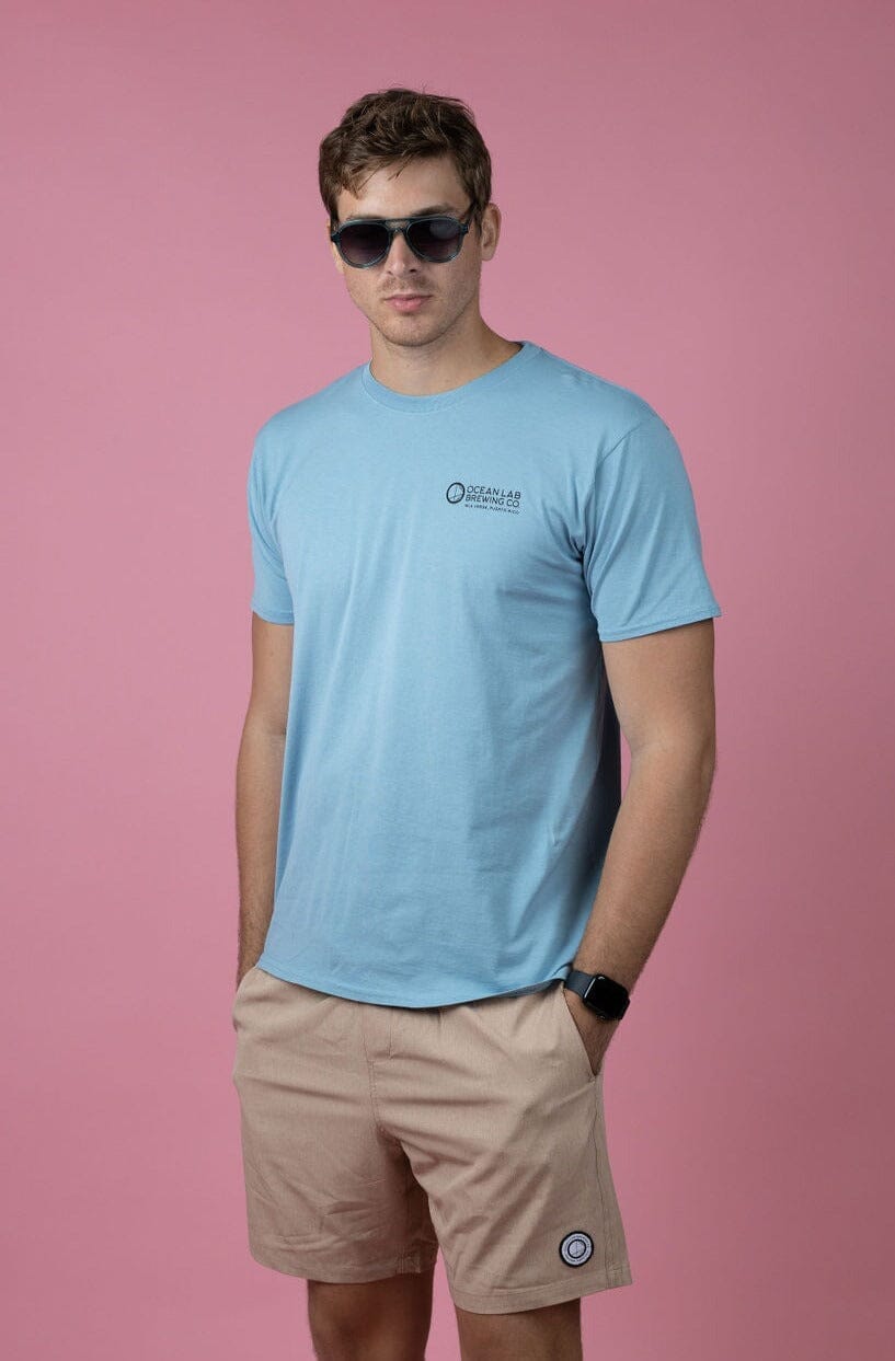 Follow The Sun Short Sleeve T-Shirt - Cool Blue
