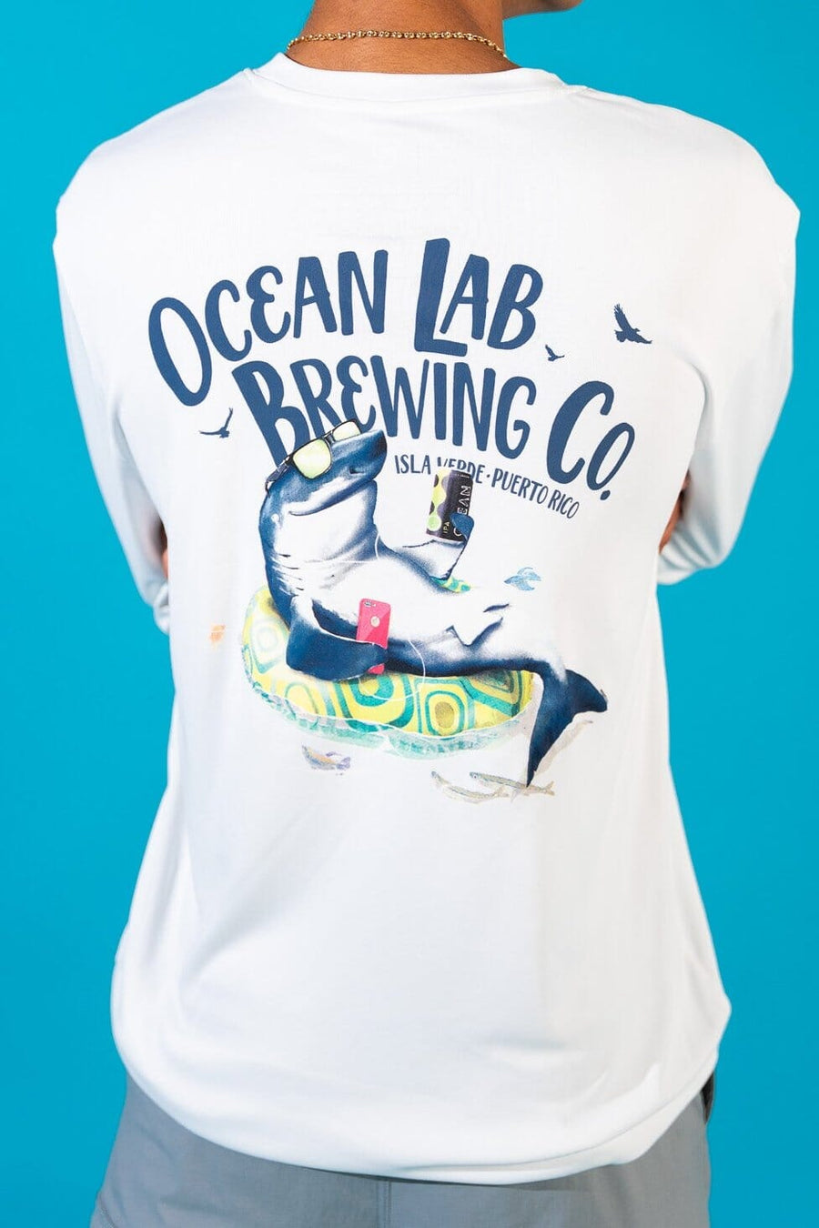 IPA Chilling Shark  Rashguard - White*