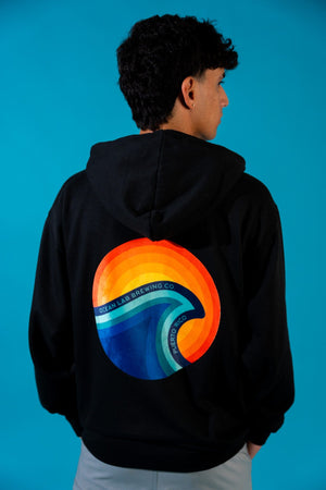 Sunrise Wave Full Zip Hoodie*