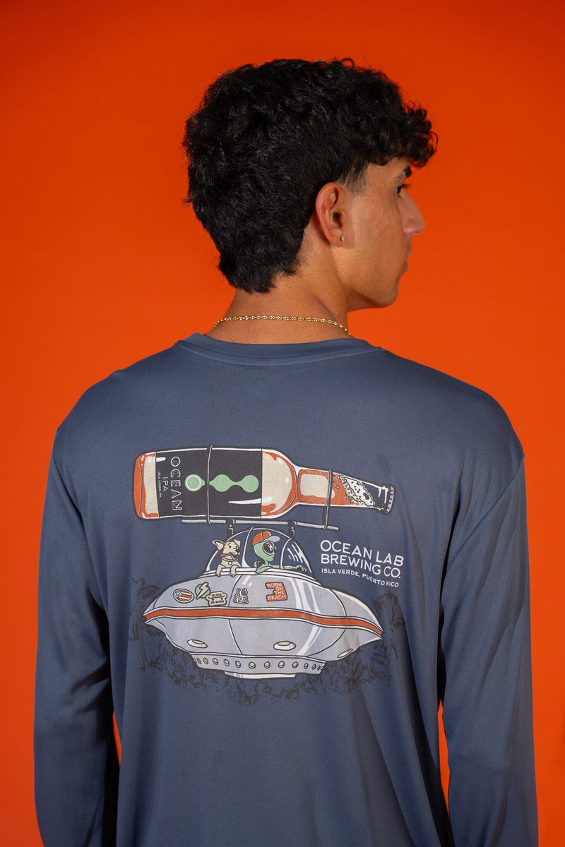 Alien IPA Abduction Long Sleeve Rashguard – Ocean Lab Brewing Co.