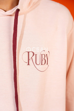 Ruby Pull Over Hoodie - Cameo Pink