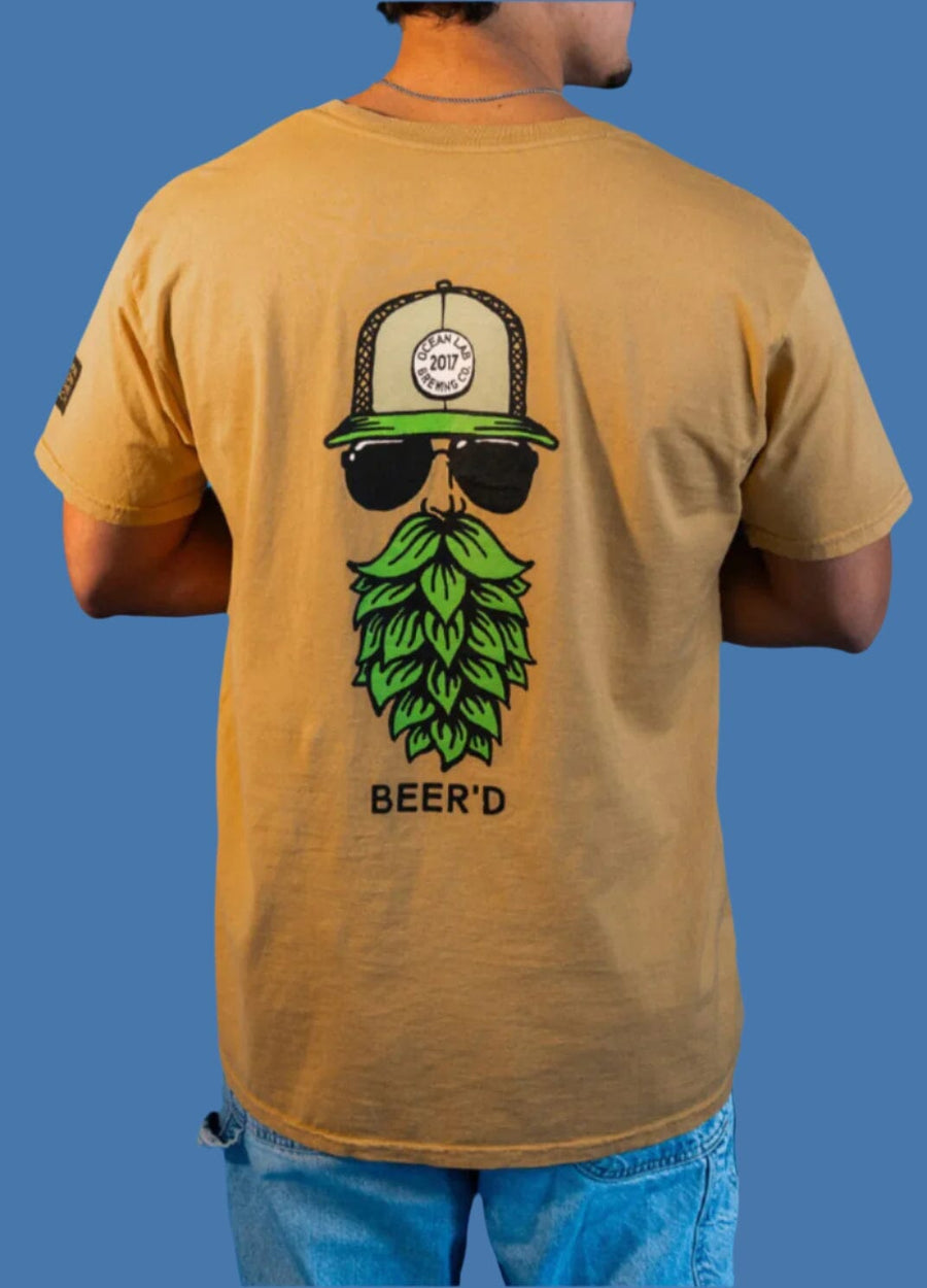Beer'd Hopster Short Sleeve T-Shirt - Camel