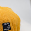Load image into Gallery viewer, Corduroy Yellow Blue Logo Cap
