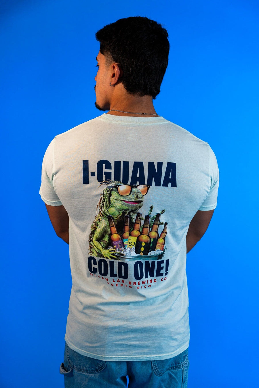 I-Guana Cold One Short Sleeve T-Shirt - Seaglass