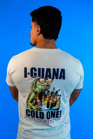 I-Guana Cold One Short Sleeve T-Shirt - Seaglass