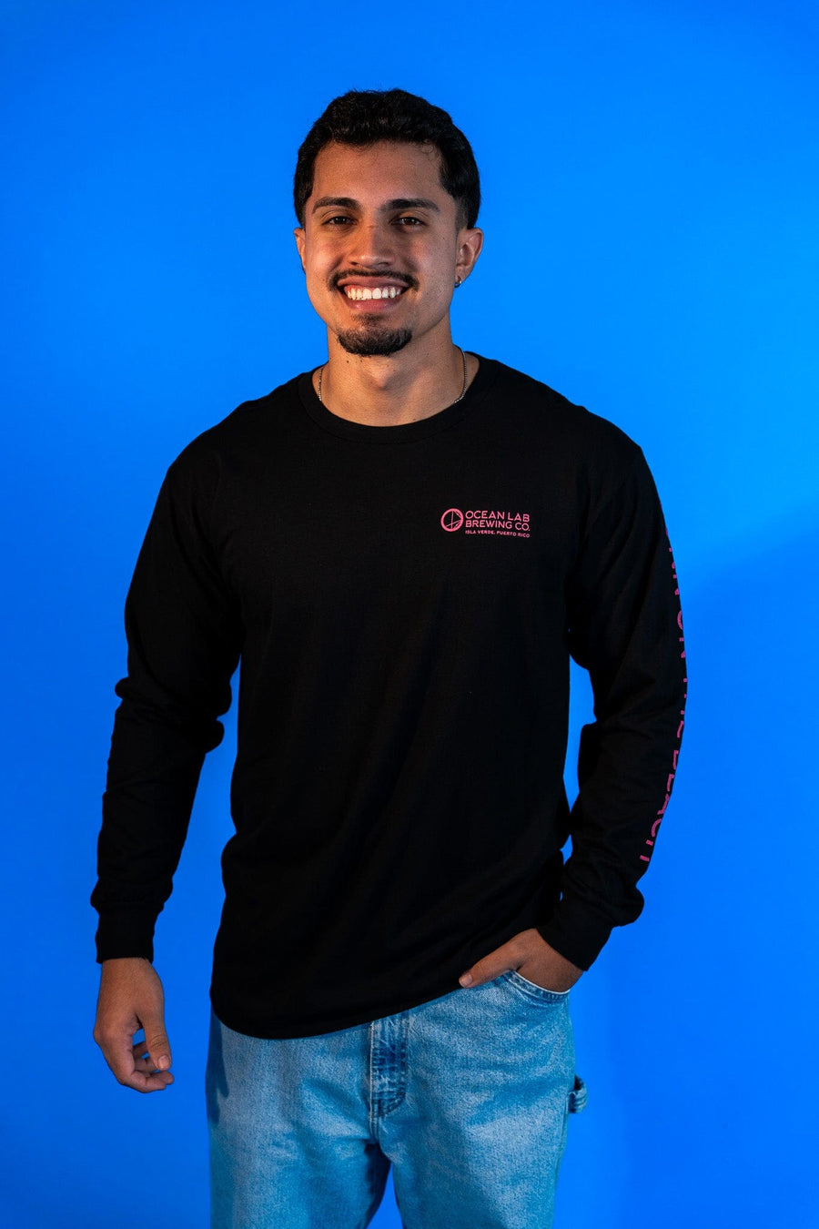 Retro Turtle Long Sleeve T-Shirt - Black