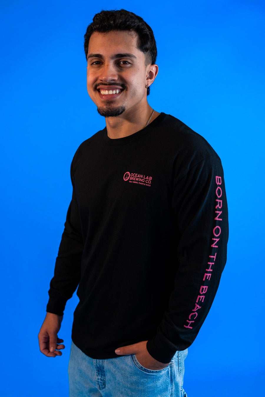 Retro Turtle Long Sleeve T-Shirt - Black