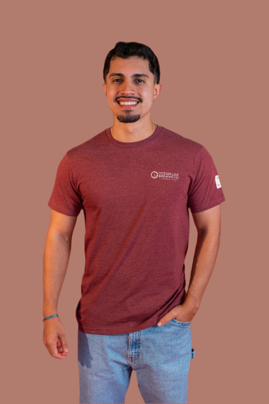 "I'm a Lover not a Fighter" Short Sleeve T-Shirt - Heather Burgundy