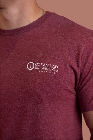 "I'm a Lover not a Fighter" Short Sleeve T-Shirt - Heather Burgundy