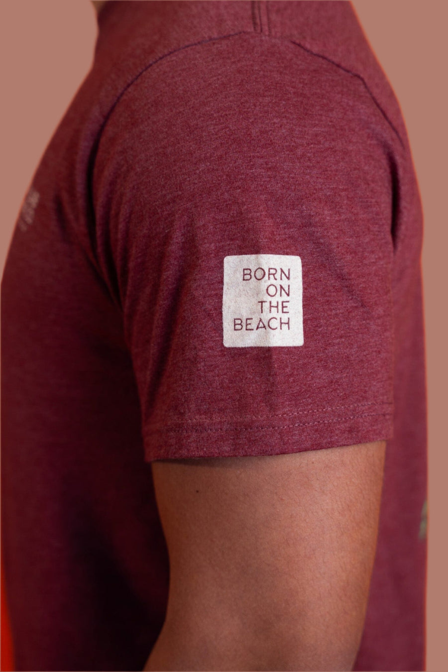 "I'm a Lover not a Fighter" Short Sleeve T-Shirt - Heather Burgundy