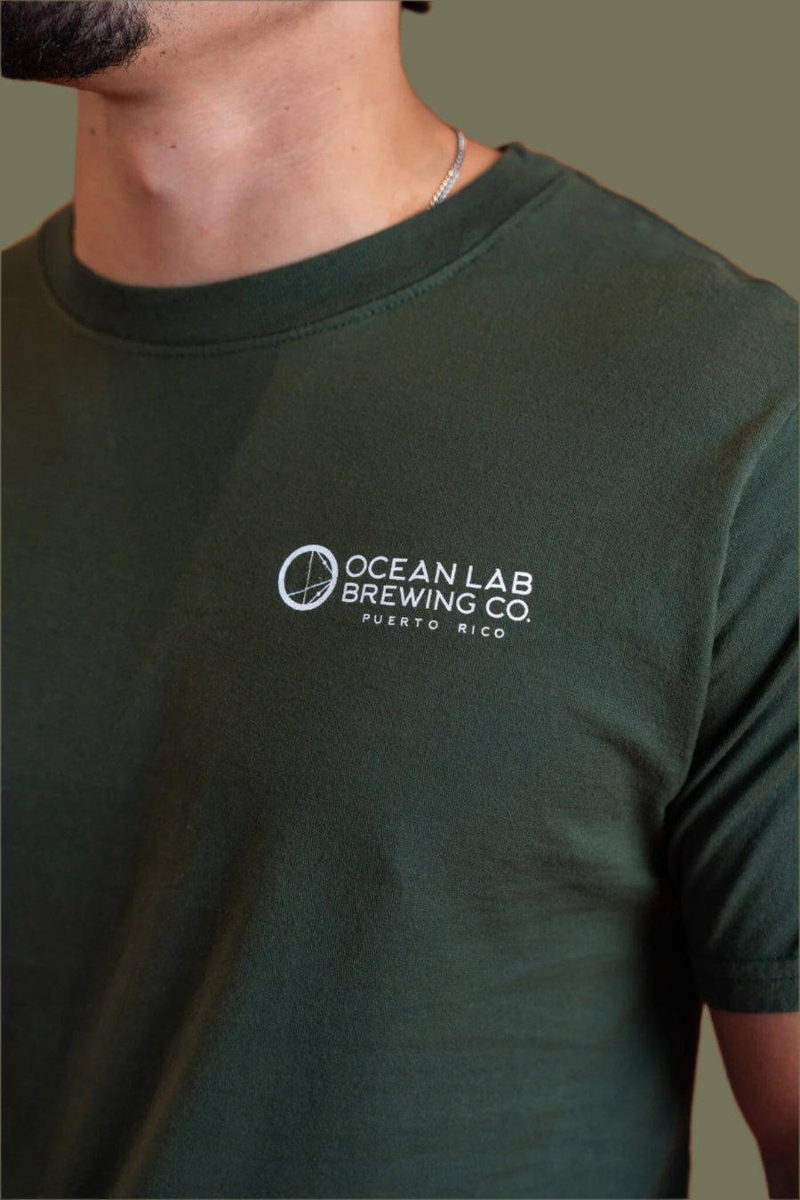 Diver Octopus Short Sleeve T-Shirt - Army Green