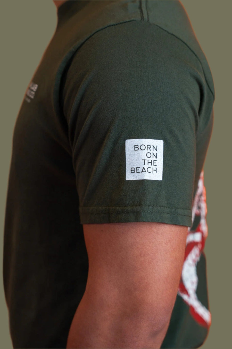 Diver Octopus Short Sleeve T-Shirt - Army Green