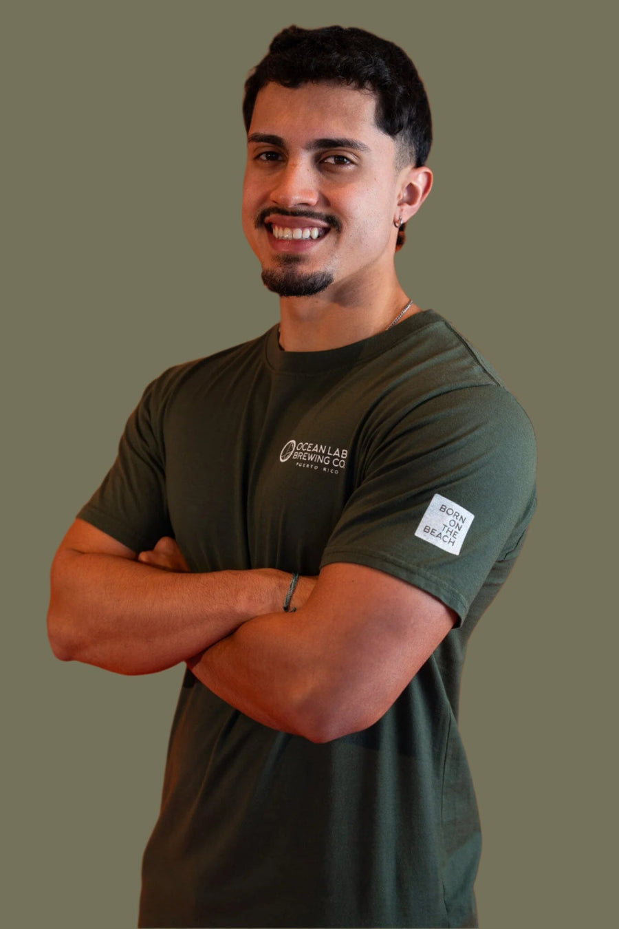 Diver Octopus Short Sleeve T-Shirt - Army Green