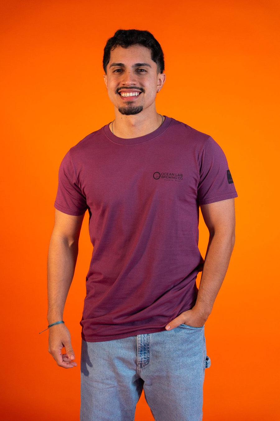 Beer'd Hopster Short Sleeve T-Shirt - Berry